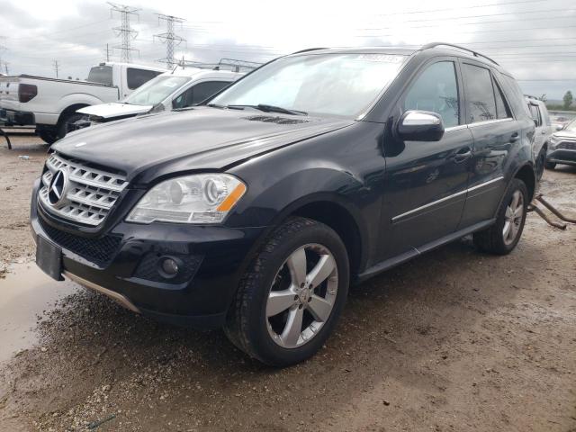 4JGBB8GB9AA574449 - 2010 MERCEDES-BENZ ML 350 4MATIC BLACK photo 1