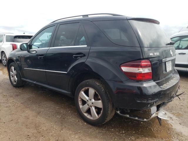 4JGBB8GB9AA574449 - 2010 MERCEDES-BENZ ML 350 4MATIC BLACK photo 2