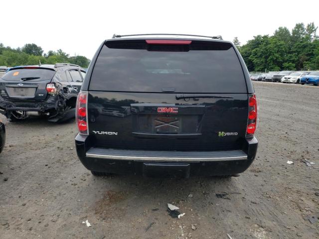 1GKS2GEJ0DR221861 - 2013 GMC YUKON DENALI HYBRID BLACK photo 6