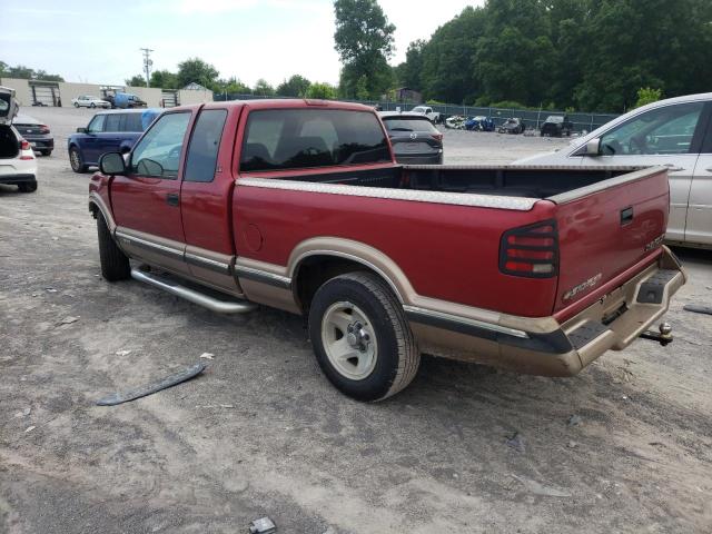 1GCCS19W4T8220395 - 1996 CHEVROLET S TRUCK S10 RED photo 2