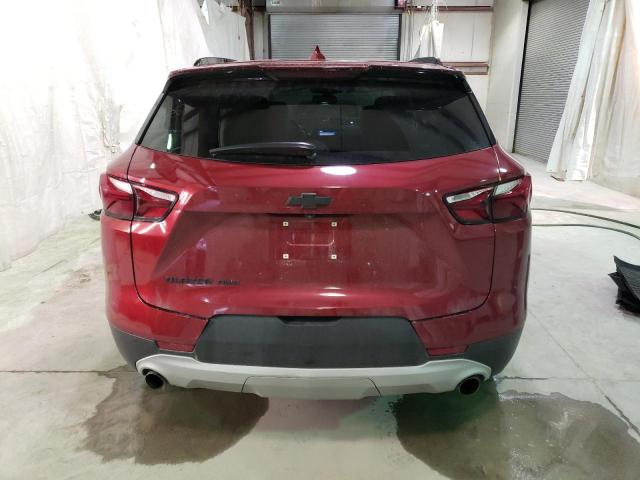 3GNKBHRS5KS588650 - 2019 CHEVROLET BLAZER 3LT RED photo 6