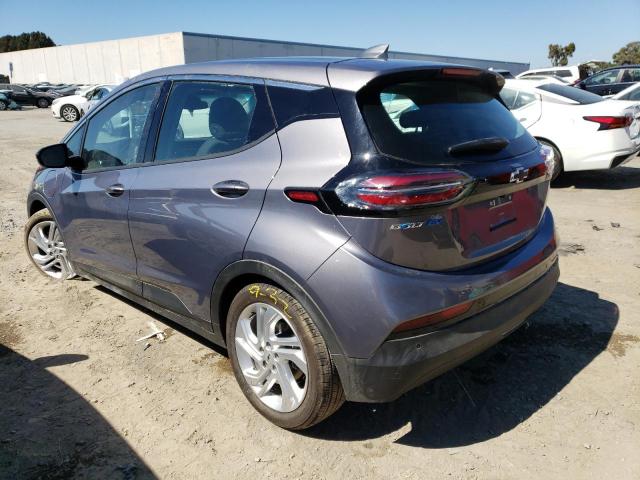 1G1FW6S02P4141267 - 2023 CHEVROLET BOLT EV 1LT GRAY photo 2