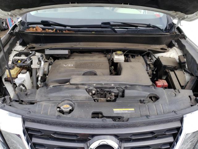 5N1DR2MMXHC630338 - 2017 NISSAN PATHFINDER S WHITE photo 12