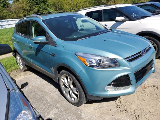 1FMCU0J99DUD08793 - 2013 FORD ESCAPE TITANIUM TURQUOISE photo 4