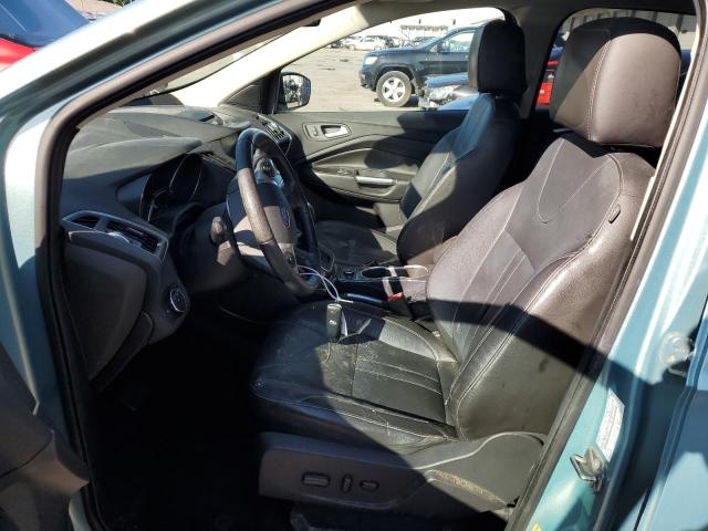 1FMCU0J99DUD08793 - 2013 FORD ESCAPE TITANIUM TURQUOISE photo 7
