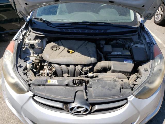 KMHDH4AE6DU486268 - 2013 HYUNDAI ELANTRA GLS SILVER photo 11