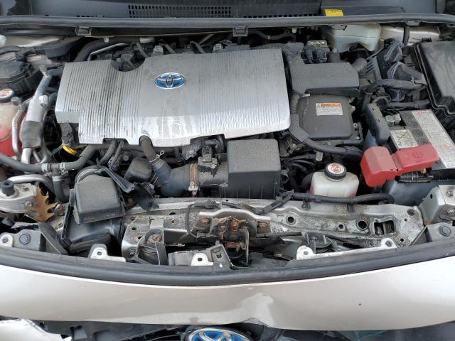 JTDKARFP3J3078464 - 2018 TOYOTA PRIUS PRIM SILVER photo 11