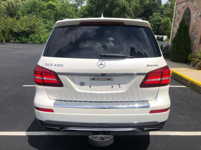 4JGDF6EE7HA769538 - 2017 MERCEDES-BENZ GLS 450 4MATIC WHITE photo 6