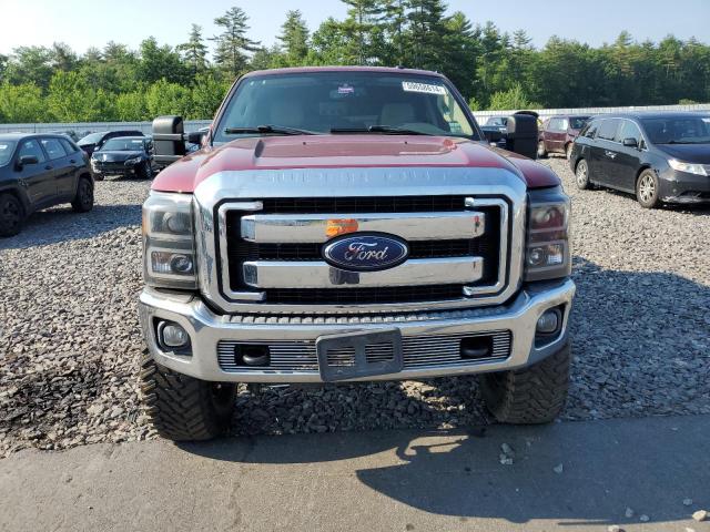 1FT7W2BT9FEB59871 - 2015 FORD F250 SUPER DUTY RED photo 5