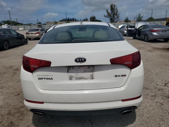 5XXGN4A76CG067420 - 2012 KIA OPTIMA EX WHITE photo 6