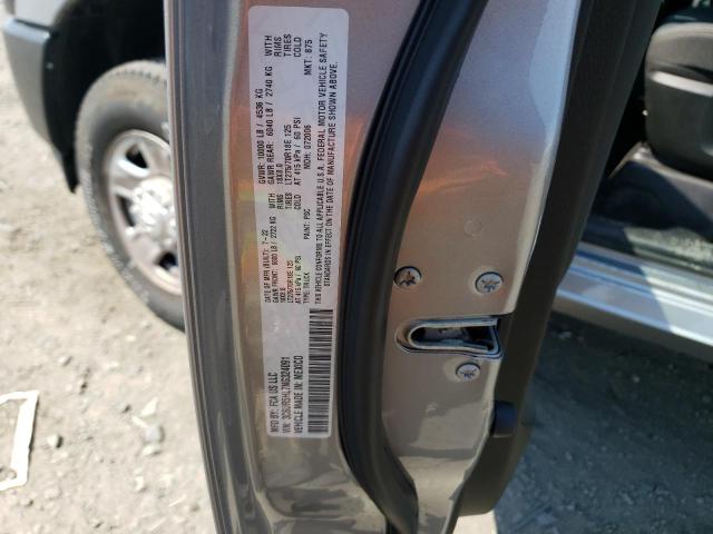 3C6UR5HL7NG324091 - 2022 RAM 2500 TRADESMAN ვერცხლისფერი ფოტო 12