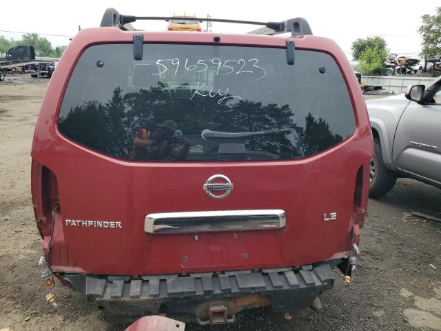 5N1AR18W75C708952 - 2005 NISSAN PATHFINDER LE RED photo 6