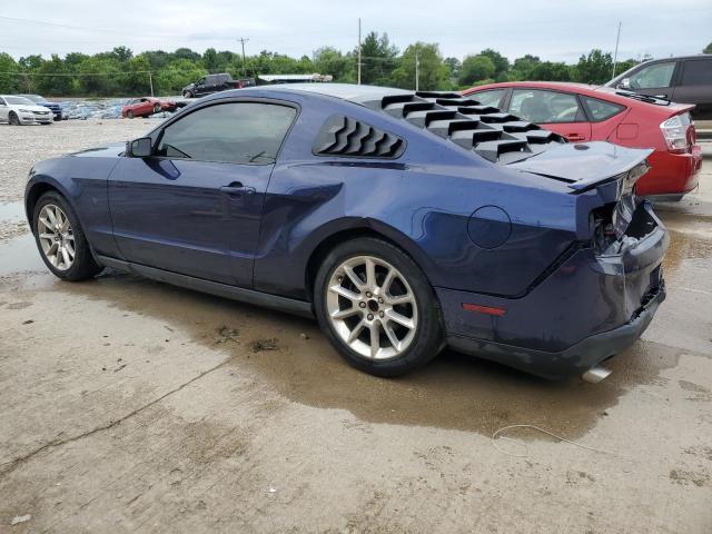 1ZVBP8AM4B5166920 - 2011 FORD MUSTANG BLUE photo 2