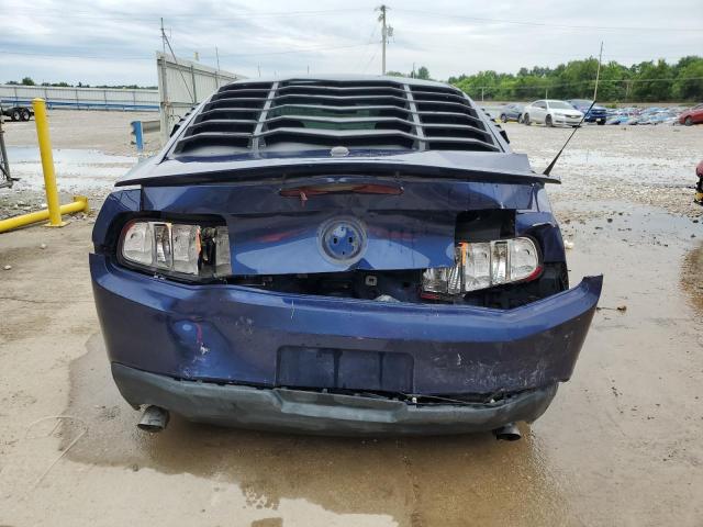 1ZVBP8AM4B5166920 - 2011 FORD MUSTANG BLUE photo 6