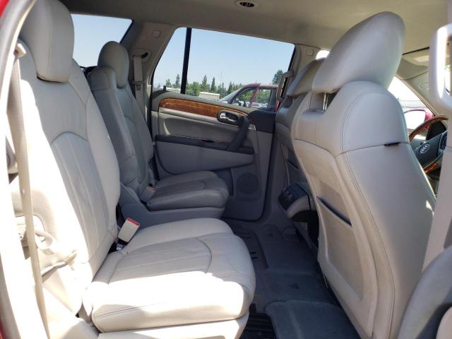 5GALVBEDXAJ167016 - 2010 BUICK ENCLAVE CXL RED photo 10
