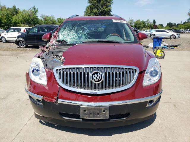 5GALVBEDXAJ167016 - 2010 BUICK ENCLAVE CXL RED photo 5