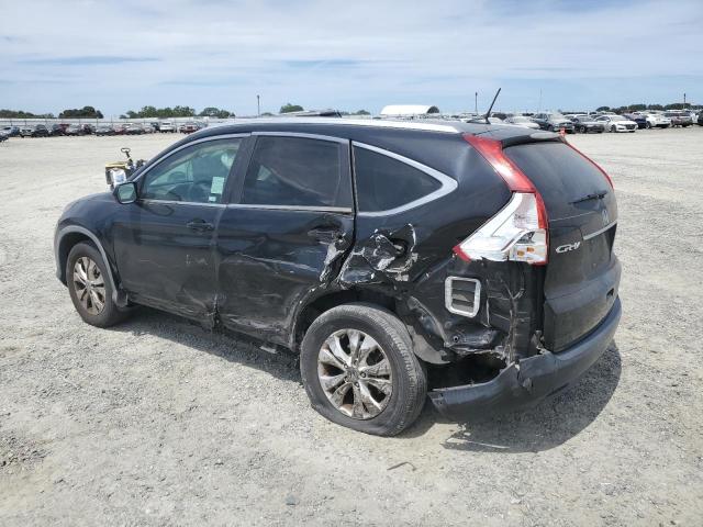 2HKRM4H75DH630027 - 2013 HONDA CR-V EXL BLACK photo 2