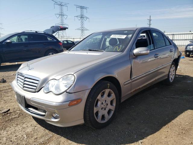 WDBRF81J65F679044 - 2005 MERCEDES-BENZ C 240 4MATIC SILVER photo 2