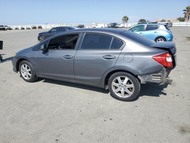 2HGFB2F56CH330567 - 2012 HONDA CIVIC LX GRAY photo 2