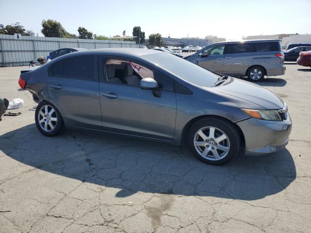 2HGFB2F56CH330567 - 2012 HONDA CIVIC LX GRAY photo 4