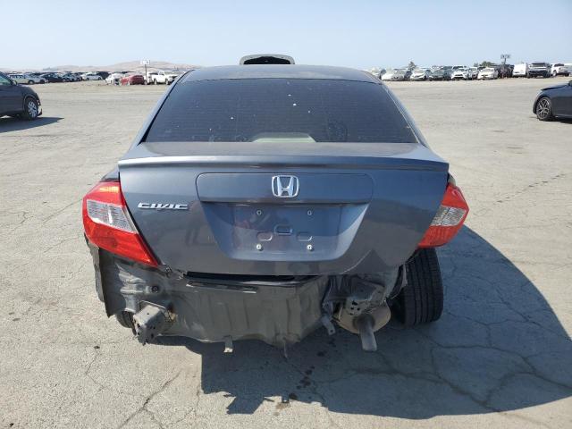 2HGFB2F56CH330567 - 2012 HONDA CIVIC LX GRAY photo 6