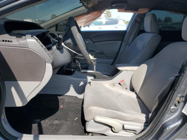 2HGFB2F56CH330567 - 2012 HONDA CIVIC LX GRAY photo 7