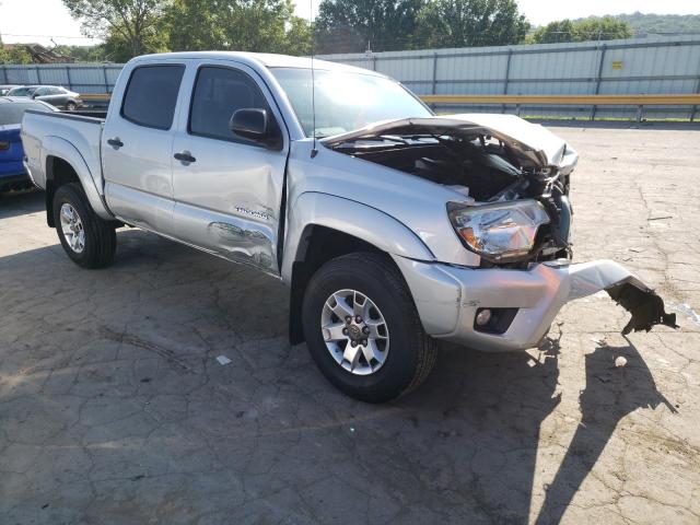 5TFJU4GNXCX016316 - 2012 TOYOTA TACOMA DOUBLE CAB PRERUNNER SILVER photo 4