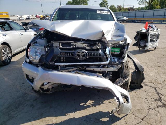5TFJU4GNXCX016316 - 2012 TOYOTA TACOMA DOUBLE CAB PRERUNNER SILVER photo 5