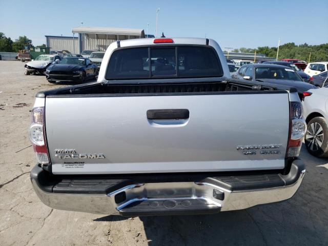 5TFJU4GNXCX016316 - 2012 TOYOTA TACOMA DOUBLE CAB PRERUNNER SILVER photo 6