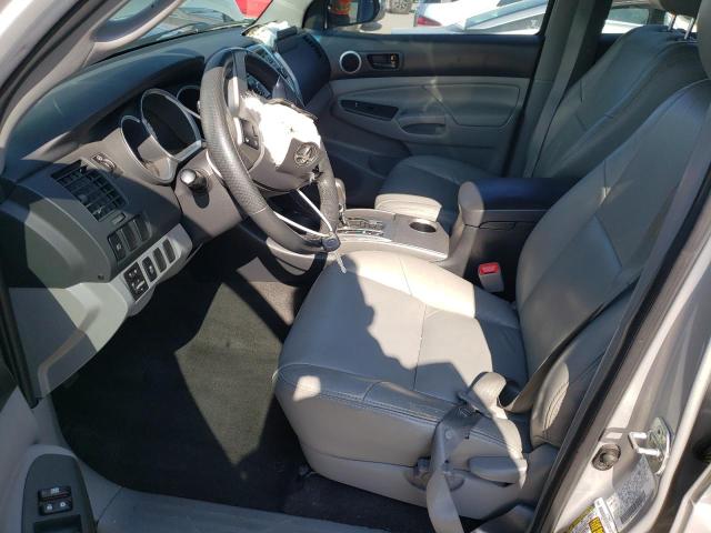 5TFJU4GNXCX016316 - 2012 TOYOTA TACOMA DOUBLE CAB PRERUNNER SILVER photo 7