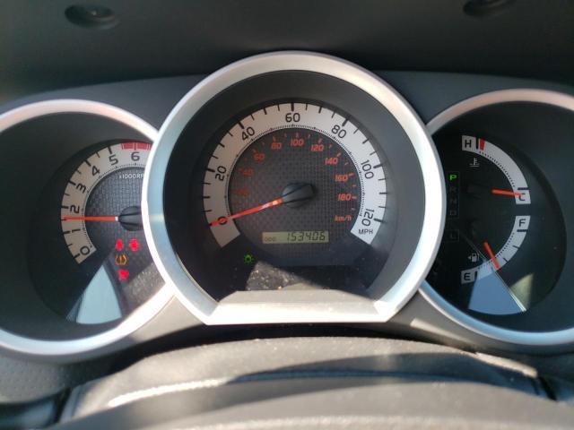 5TFJU4GNXCX016316 - 2012 TOYOTA TACOMA DOUBLE CAB PRERUNNER SILVER photo 9