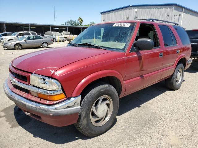 1GNDT13W8X2154217 - 1999 CHEVROLET BLAZER RED photo 1