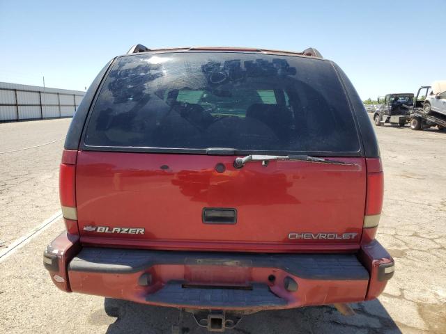 1GNDT13W8X2154217 - 1999 CHEVROLET BLAZER RED photo 6