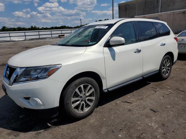 5N1AR2MMXDC627453 - 2013 NISSAN PATHFINDER S WHITE photo 1