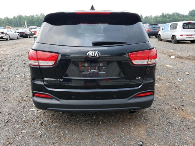 5XYPGDA56GG011942 - 2016 KIA SORENTO LX BLACK photo 6