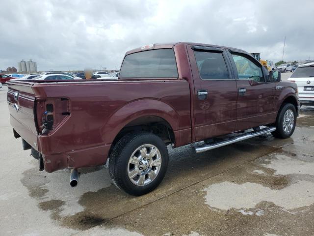 1FTFW1CV7AFB26263 - 2010 FORD F150 SUPERCREW BURGUNDY photo 3