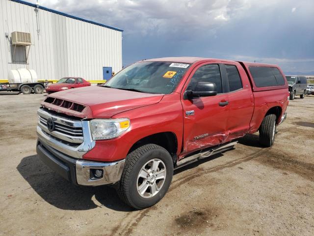 5TFRY5F16EX168849 - 2014 TOYOTA TUNDRA DOUBLE CAB SR/SR5 RED photo 1