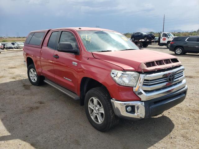 5TFRY5F16EX168849 - 2014 TOYOTA TUNDRA DOUBLE CAB SR/SR5 RED photo 4