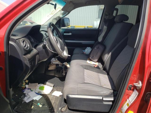 5TFRY5F16EX168849 - 2014 TOYOTA TUNDRA DOUBLE CAB SR/SR5 RED photo 7