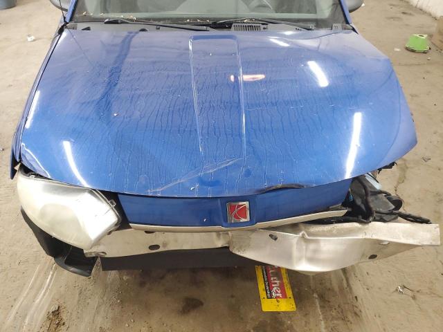 1G8AJ52F54Z130609 - 2004 SATURN ION LEVEL 2 BLUE photo 11