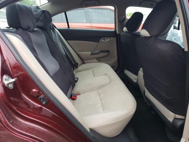 19XFB2F5XFE701468 - 2015 HONDA CIVIC LX RED photo 10