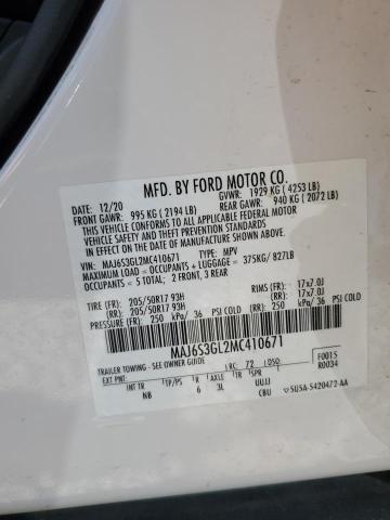 MAJ6S3GL2MC410671 - 2021 FORD ECOSPORT SE Ağ foto 13