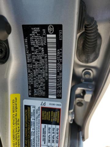 4T1BF1FK8GU539793 - 2016 TOYOTA CAMRY LE SILVER photo 12