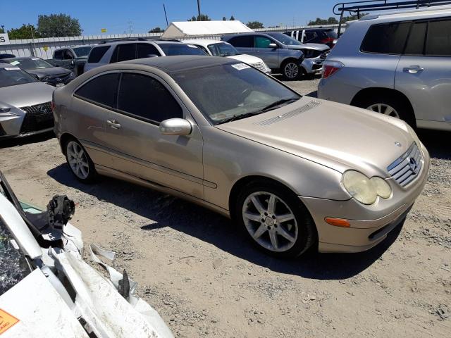 WDBRN40J83A418876 - 2003 MERCEDES-BENZ C 230K SPORT COUPE GOLD photo 4