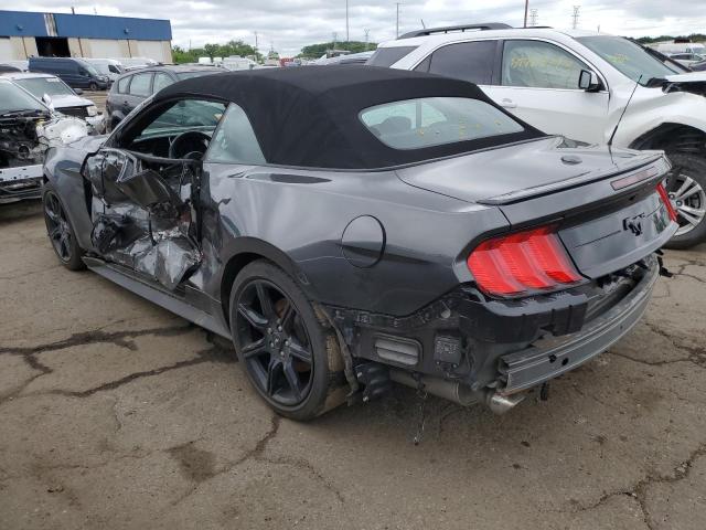 1FATP8UHXK5192269 - 2019 FORD MUSTANG GRAY photo 2