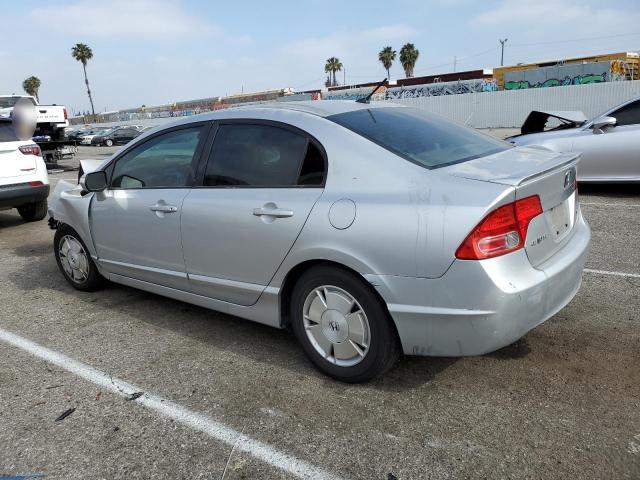 JHMFA36276S016810 - 2006 HONDA CIVIC HYBRID SILVER photo 2