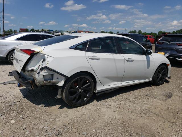 2HGFC2F80KH549255 - 2019 HONDA CIVIC SPORT 白色 照片 3
