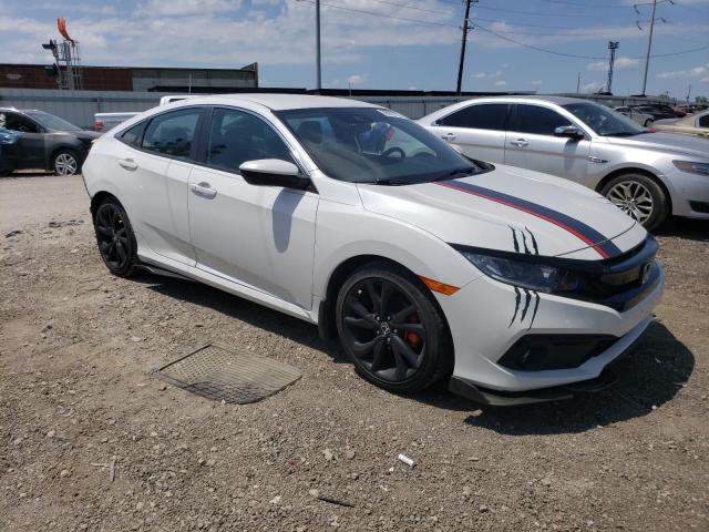 2HGFC2F80KH549255 - 2019 HONDA CIVIC SPORT 白色 照片 4