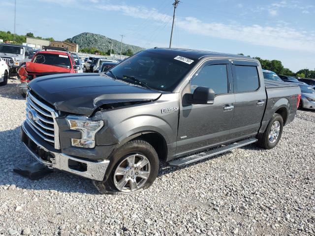 1FTEW1EG4FKE33317 - 2015 FORD F150 SUPERCREW GRAY photo 1