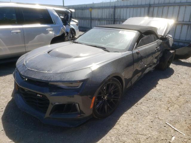 1G1FK3D65J0161782 - 2018 CHEVROLET CAMARO ZL1 BLACK photo 1